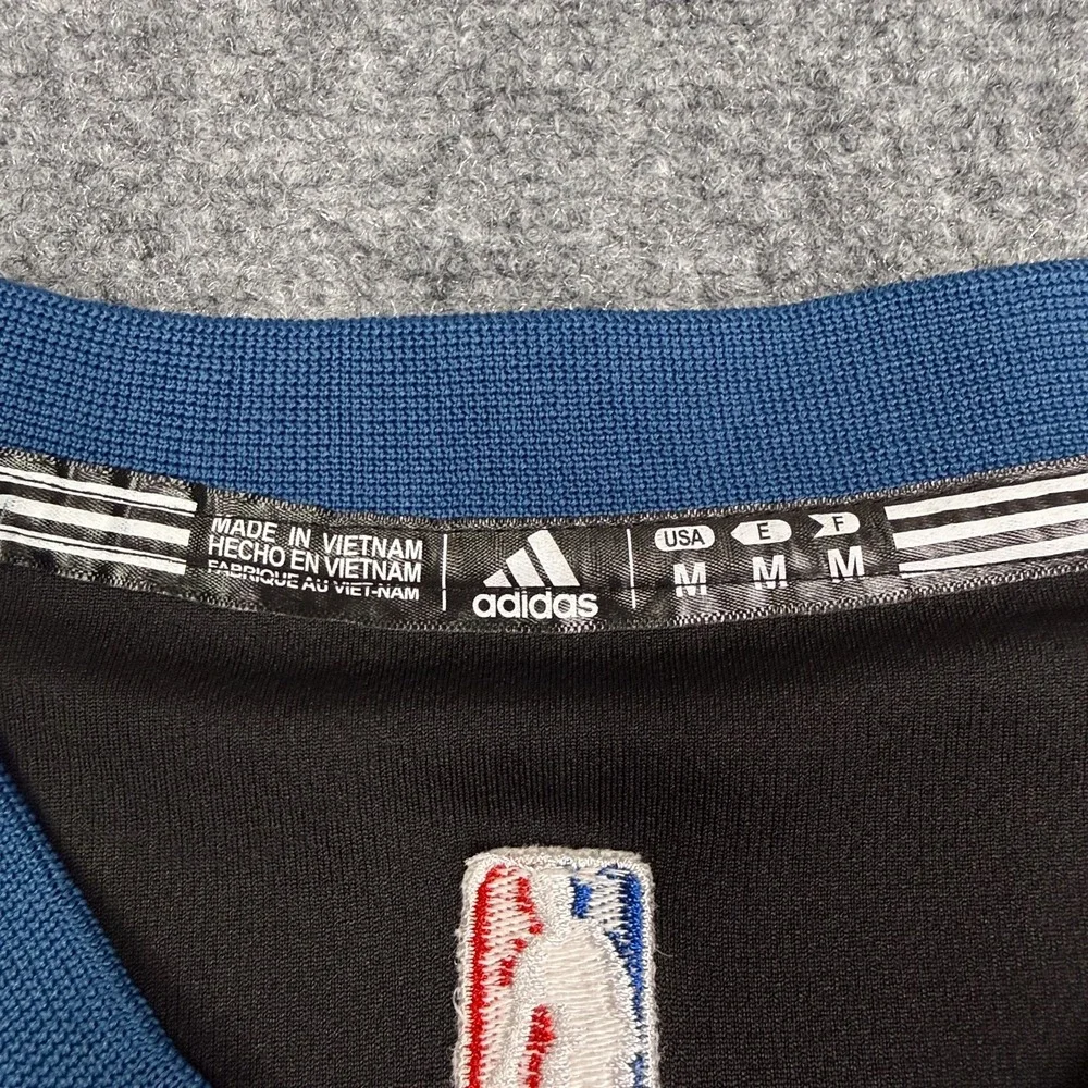 Adidas Swingman Jersey Men's M +2 Karl Towns 32 Timberwolves NBA Black Stitched